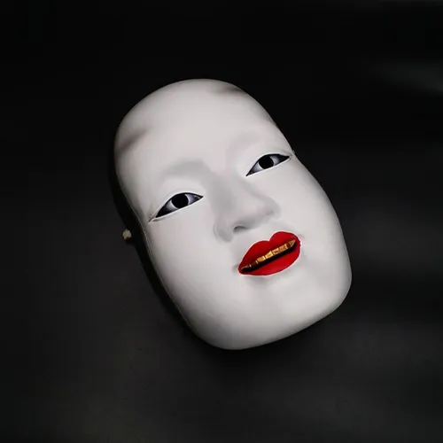Horror Cosplay Anime Halloween Mask Noh Opera 2024