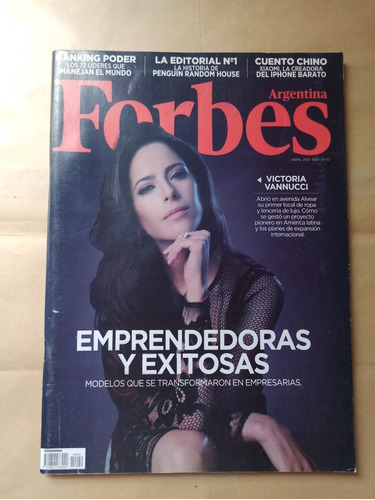 Revista Forbes 42 - Victoria Vanucci  - Economia 2015