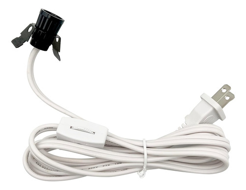 Cable De Repuesto Blanco De 6 Pies Con Enchufe De Candelabro