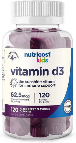 Nutricost Kids Vitamina D3 Gummies Original!