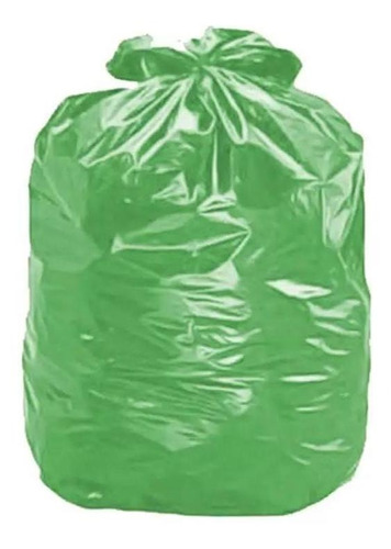 Saco De Lixo Verde 60l Pacote Com 100