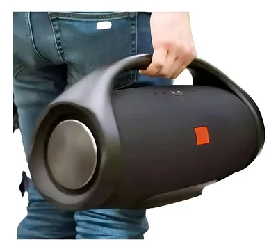 Boomsbox Caixa De Som Grande Portátil 35cm + Oferta Preto 127/220v