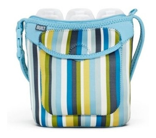 Portabiberón Triple Built Stripe Azul Ref. Bby-bbd3-bys