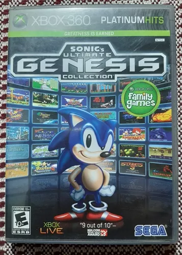 Jogo Sonic Ultimate Genesis Xbox 360 Original Envio Rápido!!