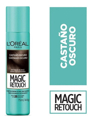Coloración Magic Retouch Spray Castaño Oscuro 75 Ml