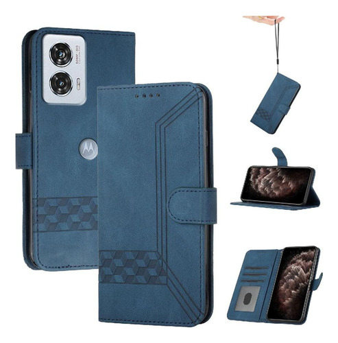 Compatible Con Cartera Motorola Edge 50 Fusion Con Pu