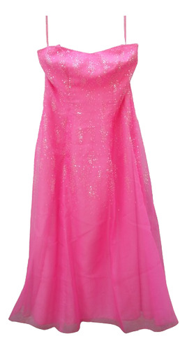 Vestido Mori Lee Fiesta Rosa Elegante Importado