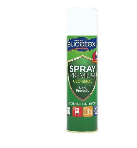Imagem 1 de 1 de Tinta Spray Multiuso Premium Branco Fosco 400ml Eucatex