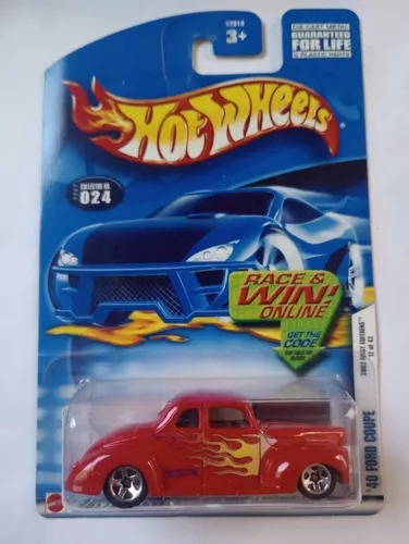 Hot Wheels 40 Ford Coupe First Editions 2002 Vintage Rojo