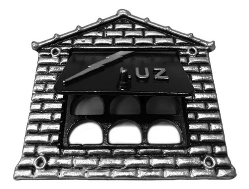 Visor Luz Colonial Casinha Aluminio