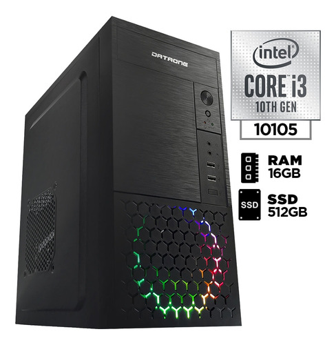Cpu Intel Core I3 10105 Ram 16gb Ssd 512gb