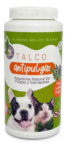 Talco Repelente De Garrapatas Y Pulgas