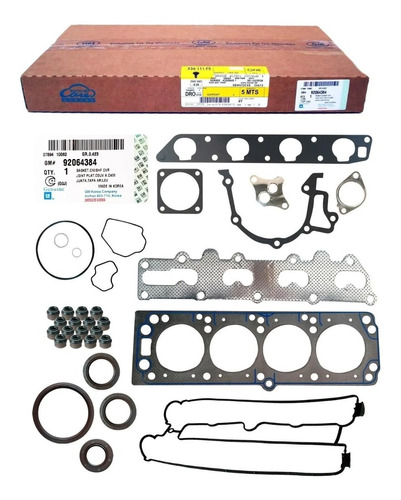 Kit Juego Empacaduras Chevrolet Optra Limited Tapa Negra 