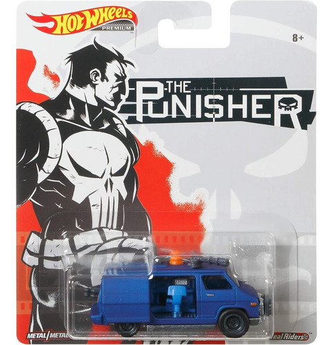 Hot Wheels Punisher Van El Castigador E/1:64 R/goma 7,5 Cm
