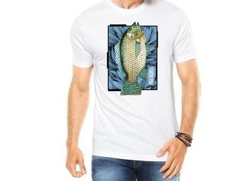 Camiseta De Peixe Loukos Fish Tilápia