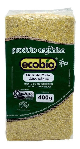 Gritz De Milho Orgânico Ecobio 400g