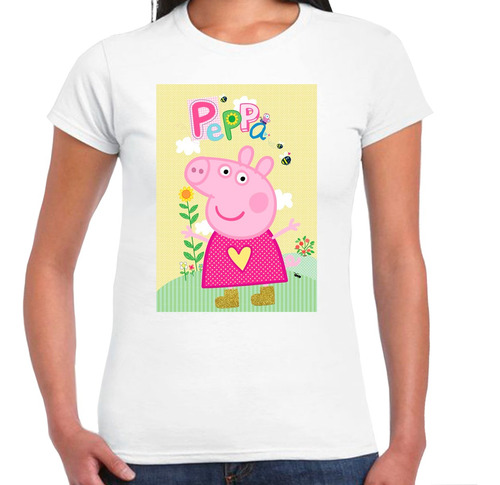 Remera Peppa Pig Aesthetic Unisex