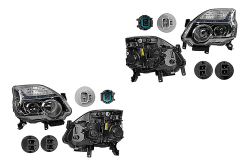 2 Faros Delanteros Depo X-trail Del 2011 Al 2014