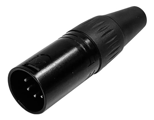 Xlr Canon 5 Pines Macho Ficha Conector Para Cable La Roca