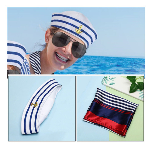 Conjunto De Gorro Y Bufanda Marinero Para Mujer Y Hombre, At