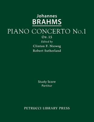 Libro Piano Concerto No.1, Op.15: Study Score - Brahms, J...