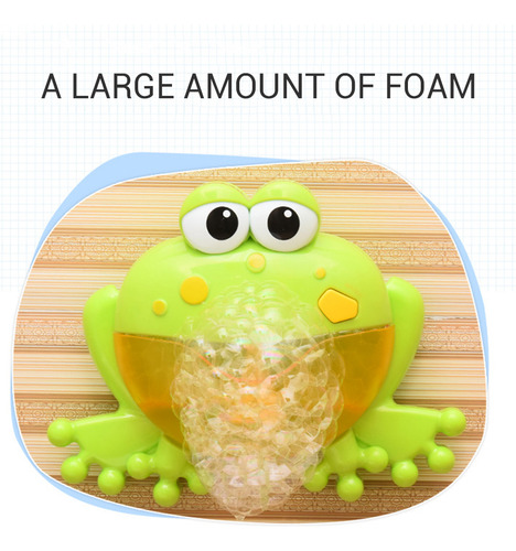 Máquina Automática Frog Bubble Maker Para Baño Para Bebés Y