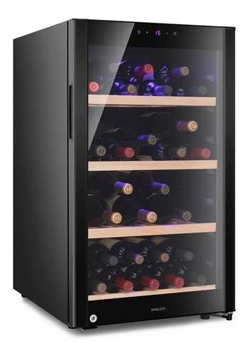 Imagen 3 de 3 de Cava Eléctrica Philco Phcav052n 5 A 18° 52 Botellas