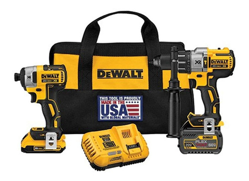 Dewalt Dck299d1t1 20 v, Juego Combo De Impacto Y Taladro De