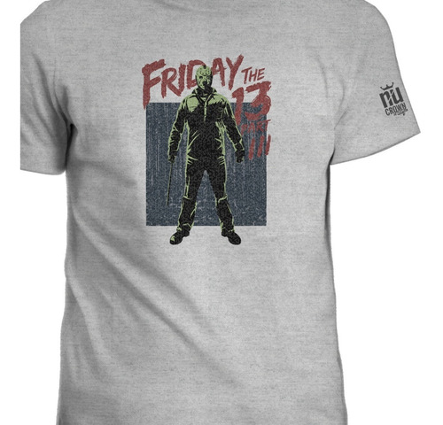 Camiseta Viernes 13 Jason Voorhees Friday 13 Hombre Igk