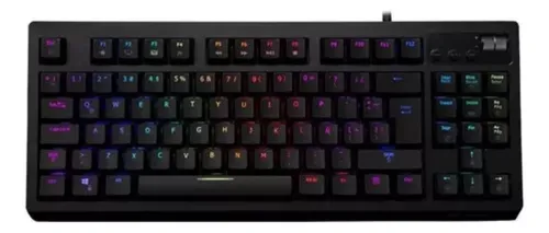 Teclado Gamer Vsg Usb Qwerty Outemu Blue Español Negro