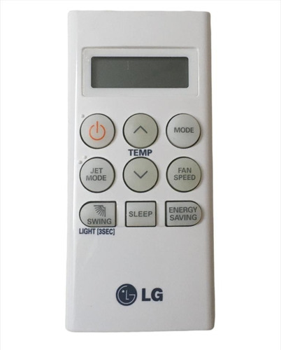 Control Remoto Para Aire Acondicionado LG Mod: Akb73756220 