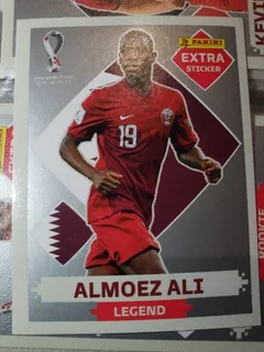 Extra Stiker Almoez Ali Plata Panini Qatar 2022