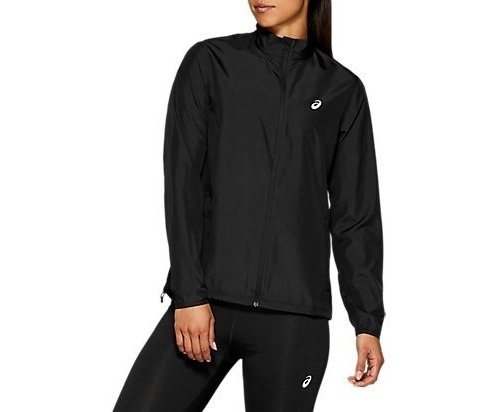 Chaqueta Deportiva Negra - Asics - Talla S - Impermeable