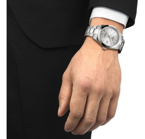 Reloj Hombre Tissot Gentleman Automatic Silicium | Plateado