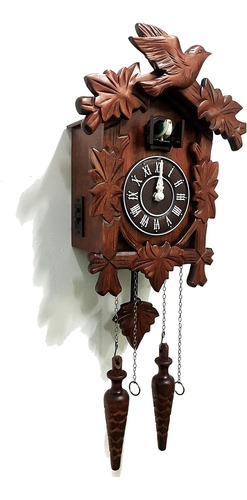 Reloj De Pared Vintage Hecho A Mano, Reloj De Cuco De Madera