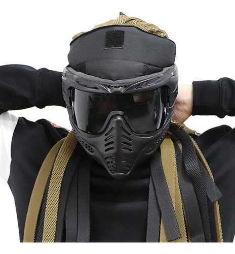 Máscara De Cara Completa Gafas Cs Wargame Paintball Ojo
