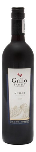 Pack De 2 Vino Tinto E&j Gallo Merlot 750 Ml