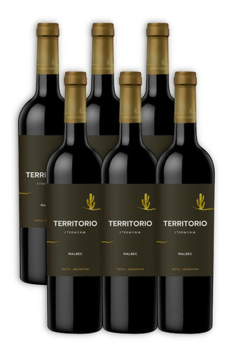 Vino Territorio 1700 Msnm Malbec Caja X6 750ml Amalaya Salta