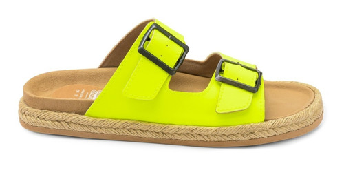 Sandalia Confort Vicking Amarillo Fluo