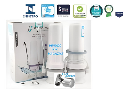 Filtro Purificador Água Hidrofiltro As2 Compativel Com Hoken