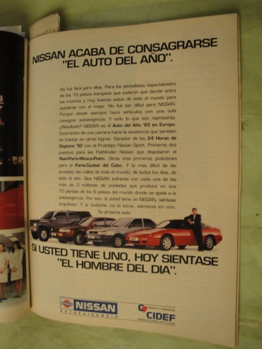 Publicidad Nissan Linea Año 1993