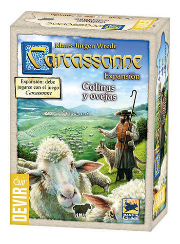 Carcassonne Colinas Y Ovejas Expansión Juego De Mesa Devir