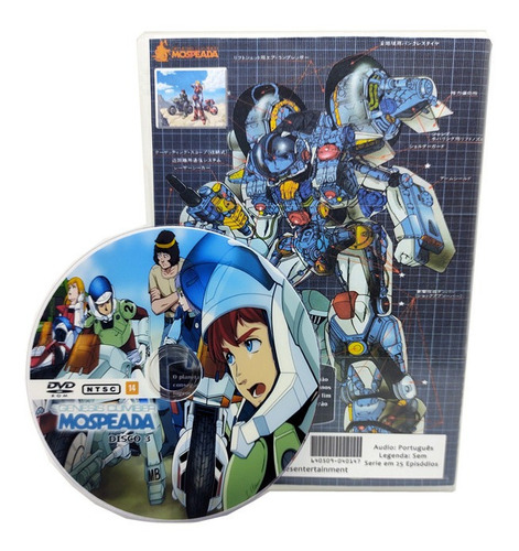 Dvd Genesis Climber Mospeada Dublado + Samurai Warriors Dual