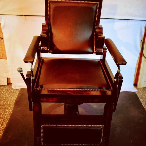 Sillón De Barbero, Barbería Modelo De 1890.
