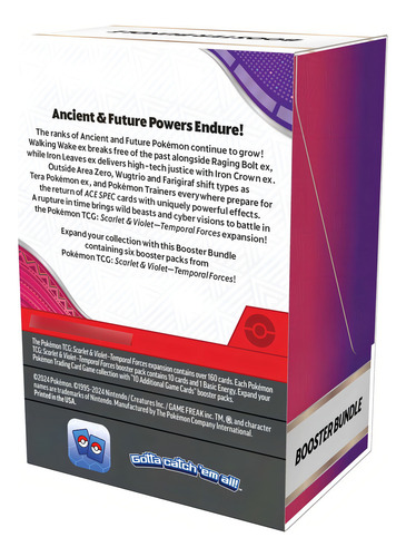 Pokemon Tcg Scarlet & Violet -temporal Forces Booster Bundle Idioma Inglés