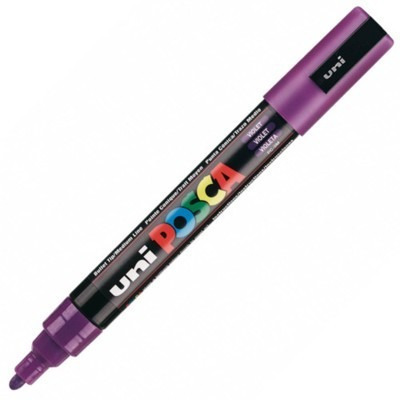 Caneta Posca Uni Ball Violeta Pc-5m
