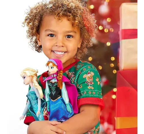 Kit 2 Bonecas Frozen Elsa E Anna Importada Disney Store Eua