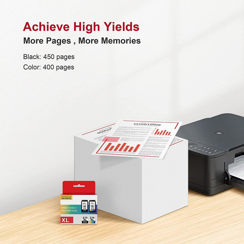 Pg-275xl Cl-276xl High Yield Ink Cartridges Replacement Rema