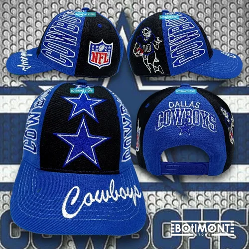 Gorra 3 Paneles Dallas Cowboys Nfl, Clásica, Vintage.