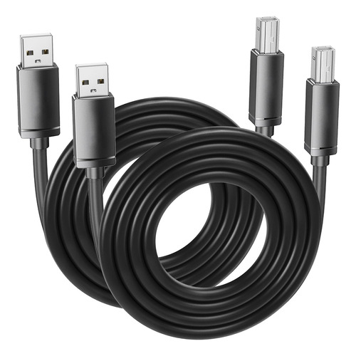 Vthahaby Cable De Impresora Usb 2.0 De 5 Pies, Cable Tipo A 